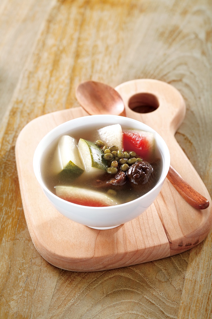 食谱:冬瓜西瓜皮绿豆汤